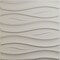 Ekena Millwork 19 5/8in. W x 19 5/8in. H Swell EnduraWall Decorative 3D Wall Panel Covers 2.67 Sq. Ft. WP20X20SSGBW - alternate 1